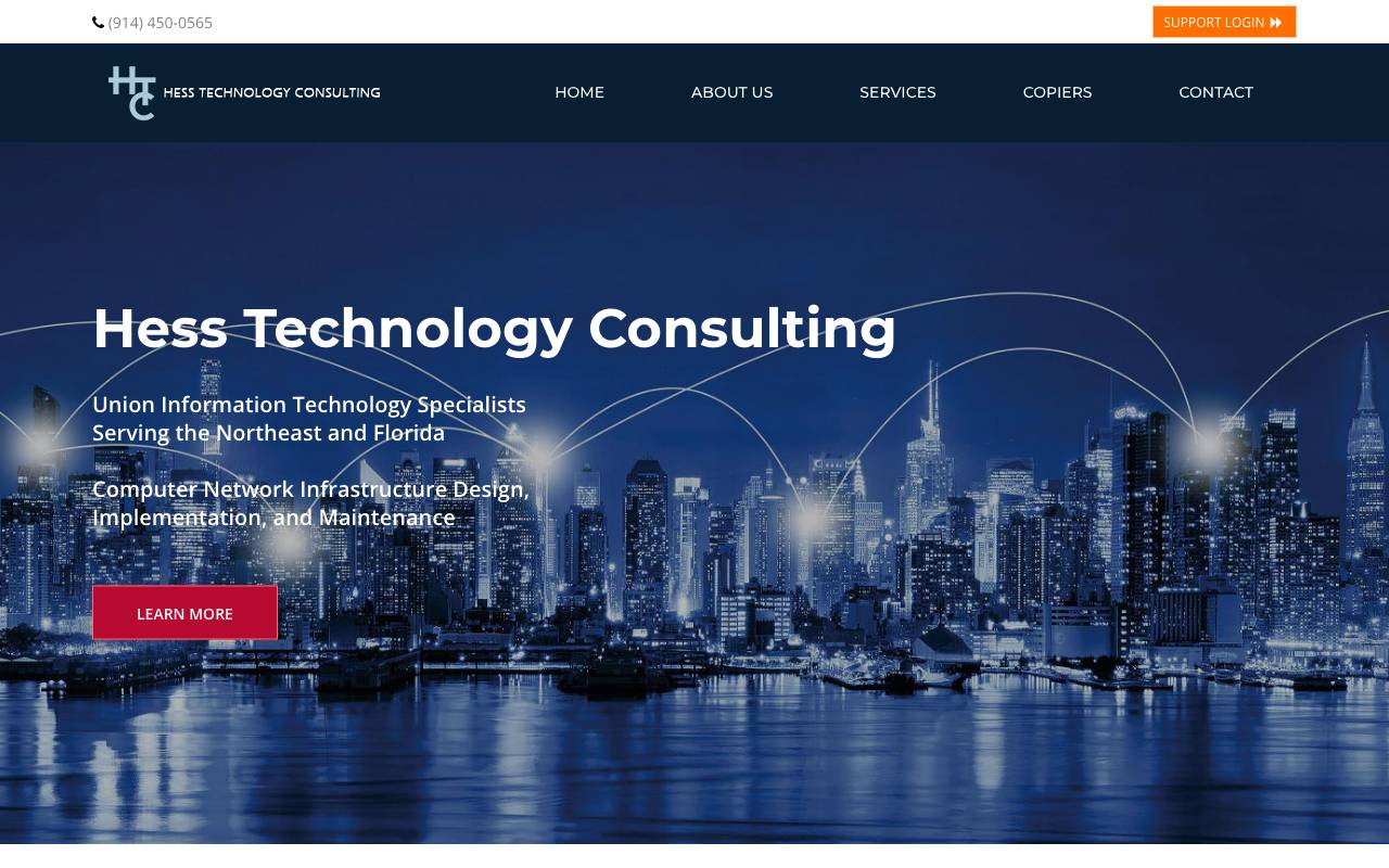 Hess Technology Consulting Inc website — Home — captured