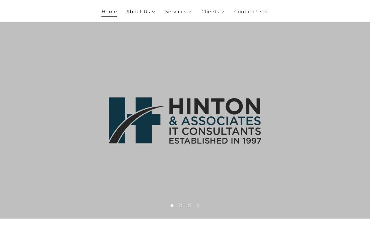 Hinton and Associates website — Home — captured
