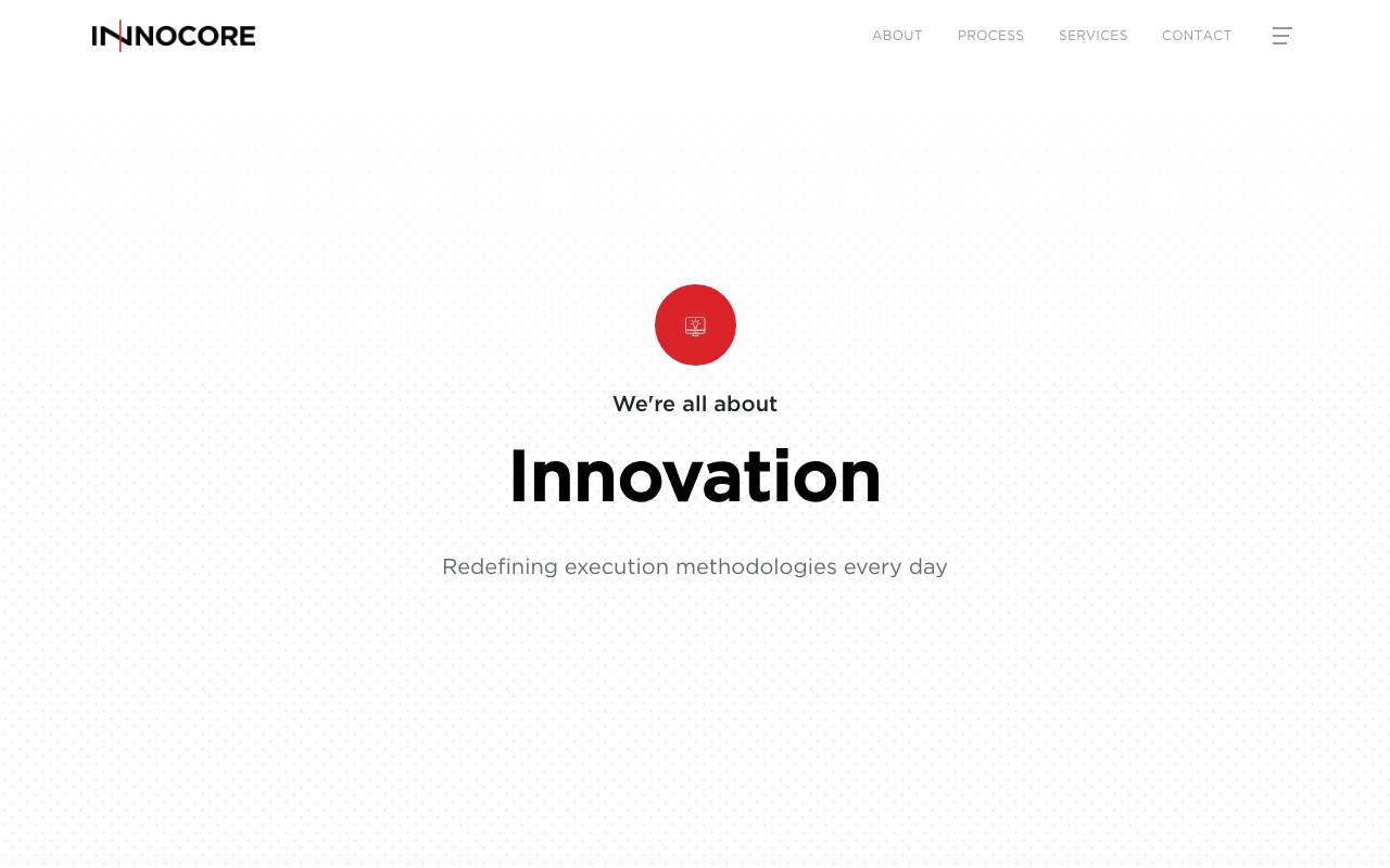 Innocore website — Home — captured