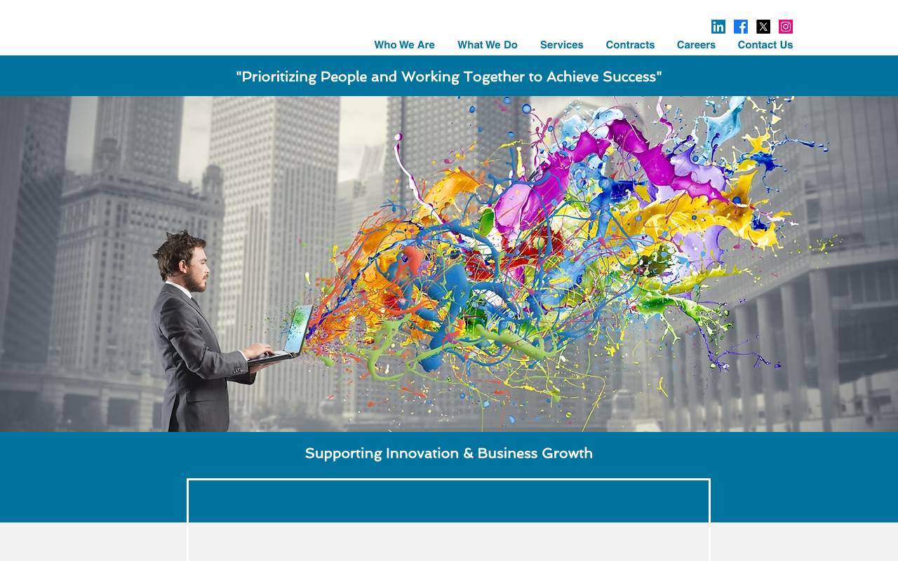 Innovative Systems & Solutions website — Home — captured