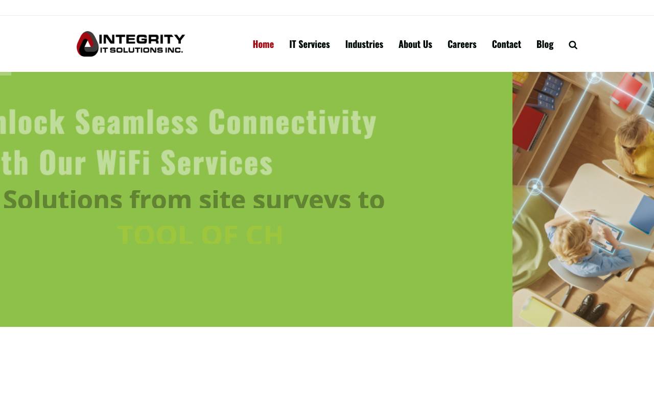 Integrity IT Solutions, Inc. website — Home — captured