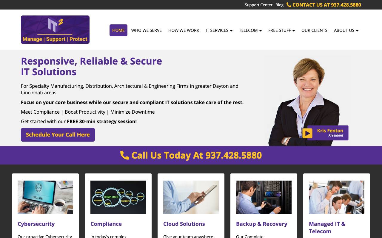 IT2 website — Home — captured