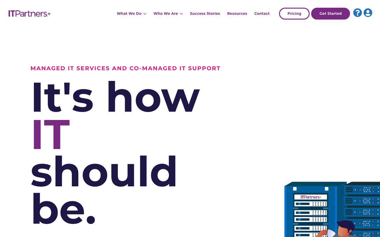 ITPartners+ website — Home — captured