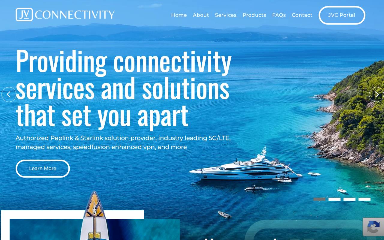 JV|Connectivity website — Home — captured