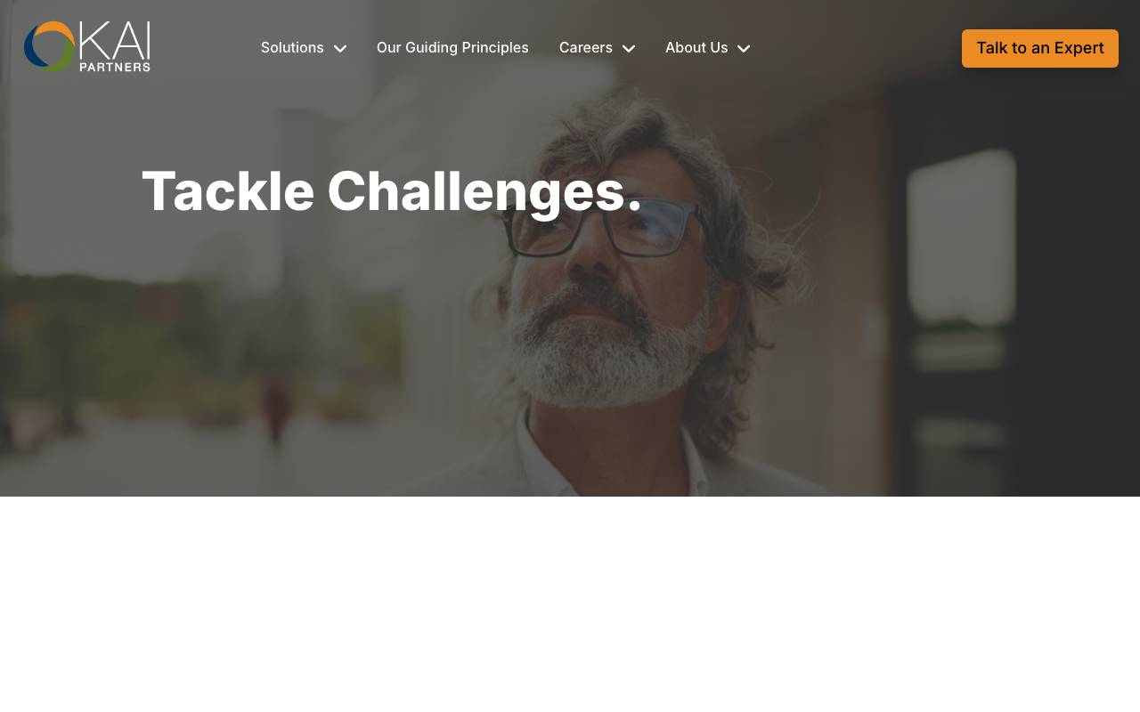 KAI Partners, Inc website — Home — captured