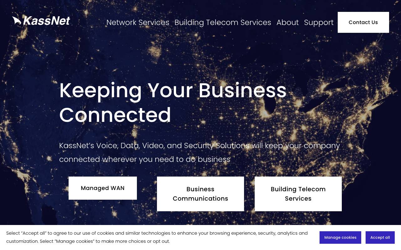 KassNet website — Home — captured