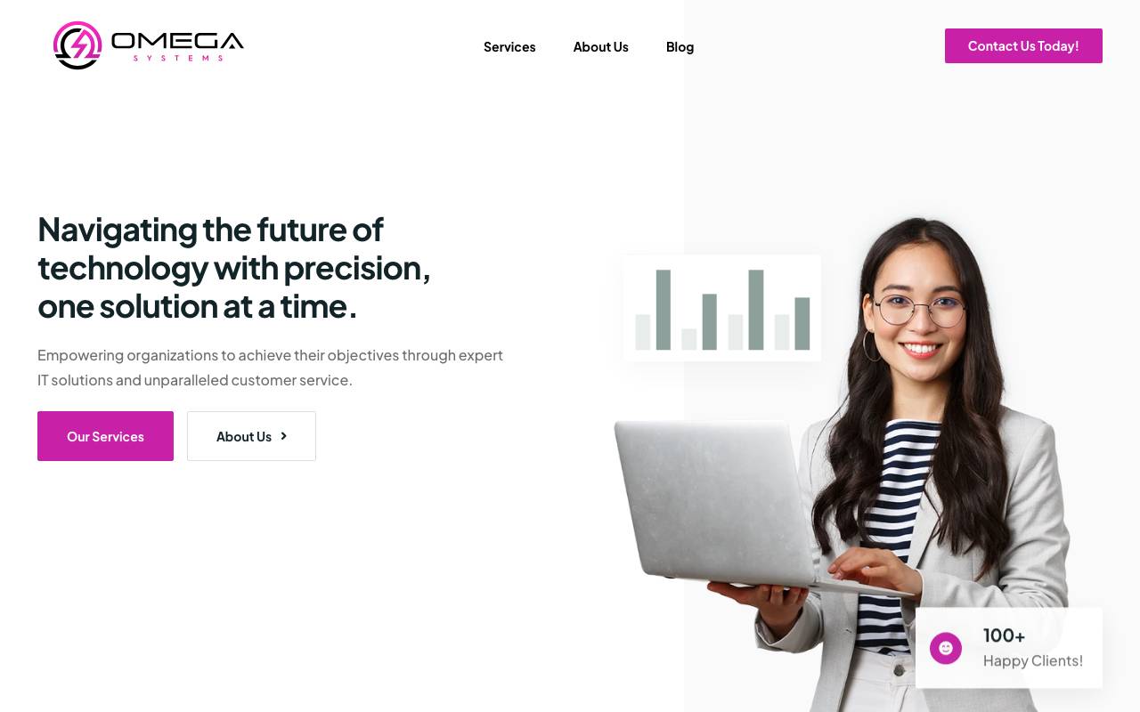 Omega Systems (Limited Liability Company) website — Home — captured