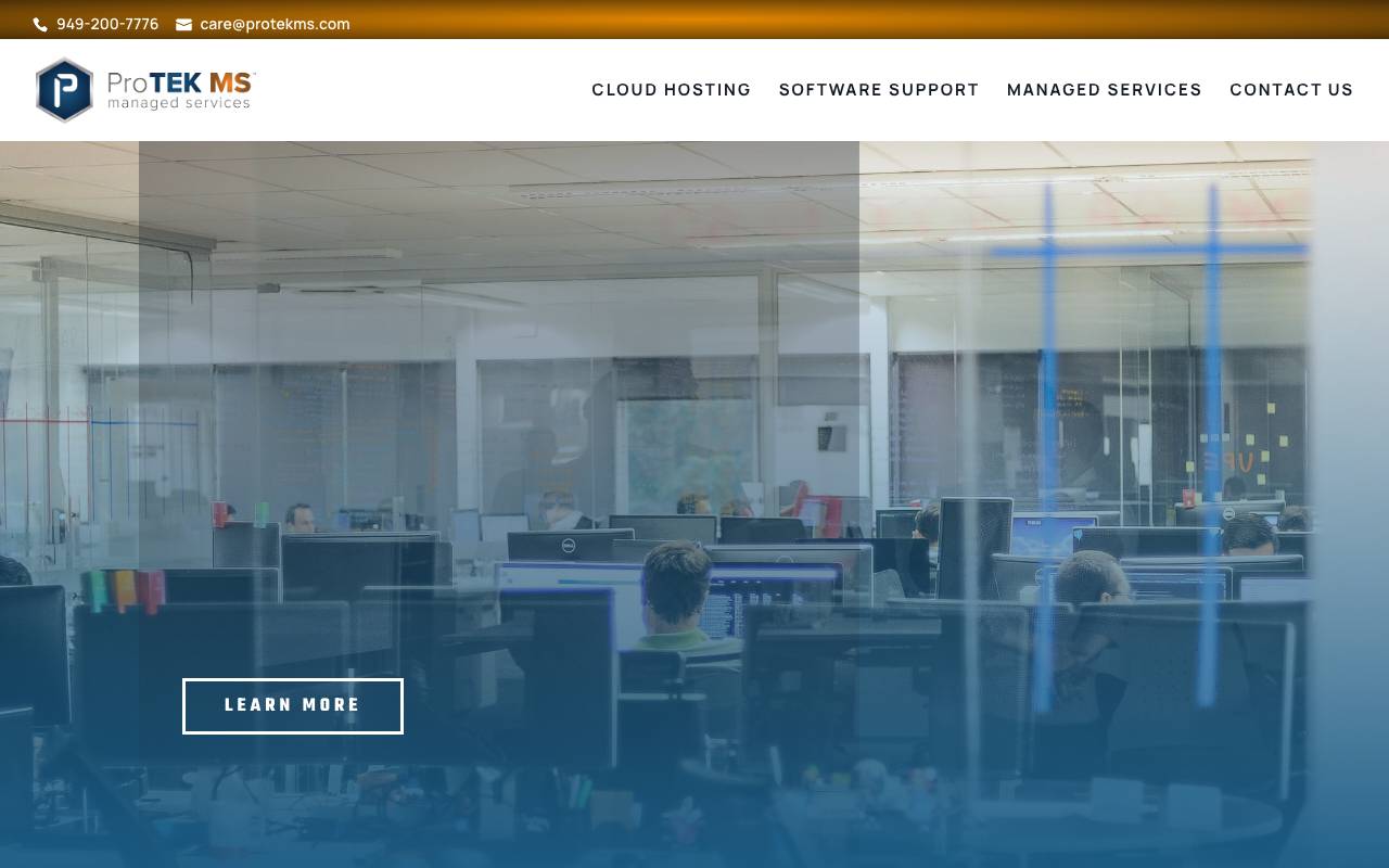 ProTek Integration, Inc website — Home — captured