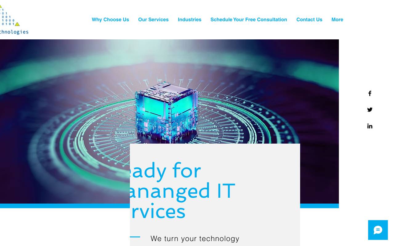 Pyramid Technologies website — Home — captured