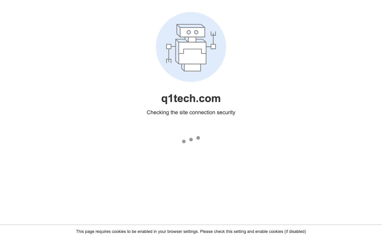Q1Tech website — Home — captured