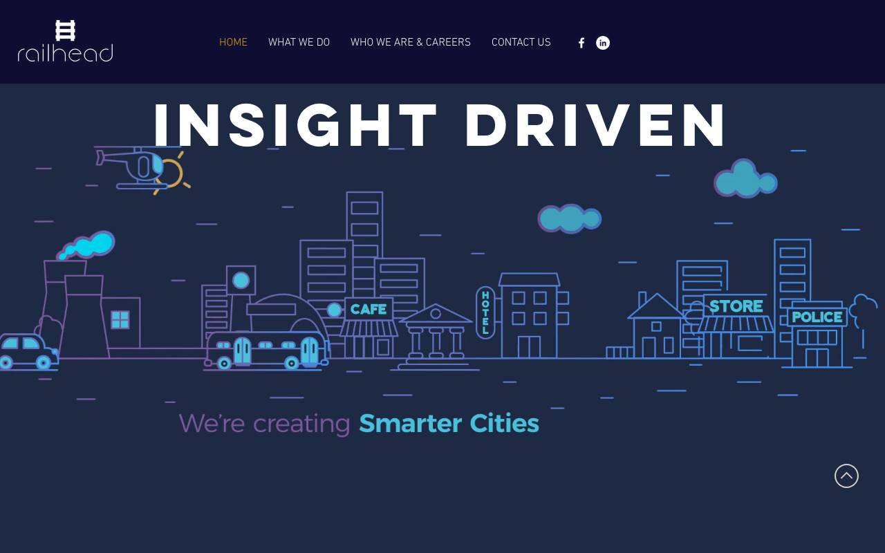 Railhead website — Home — captured