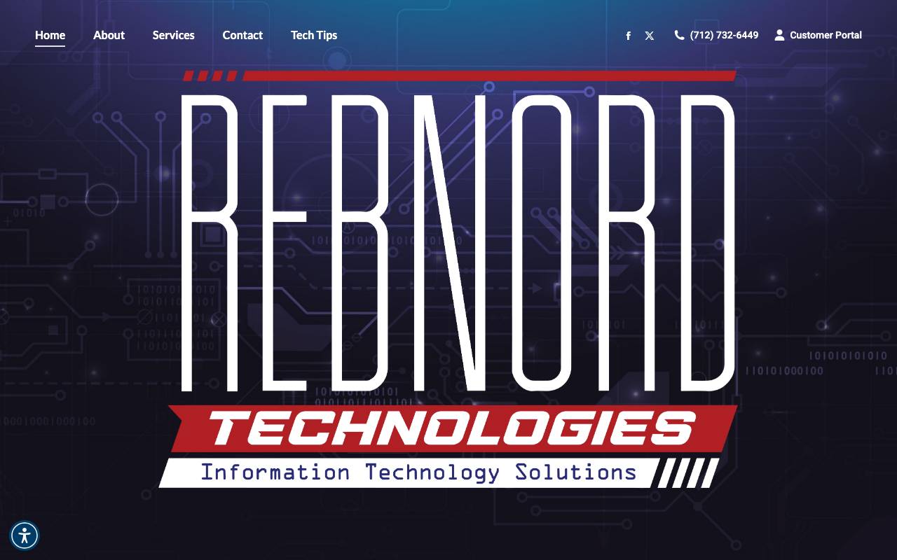 Rebnord Technologies website — Home — captured