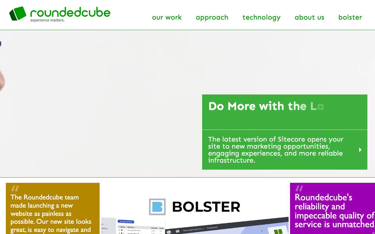 Roundedcube, Inc. website — Home — captured