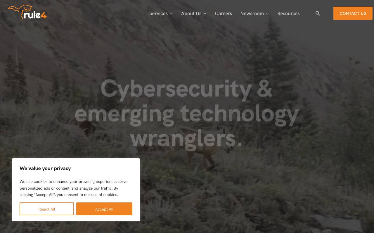 Rule4 website — Home — captured