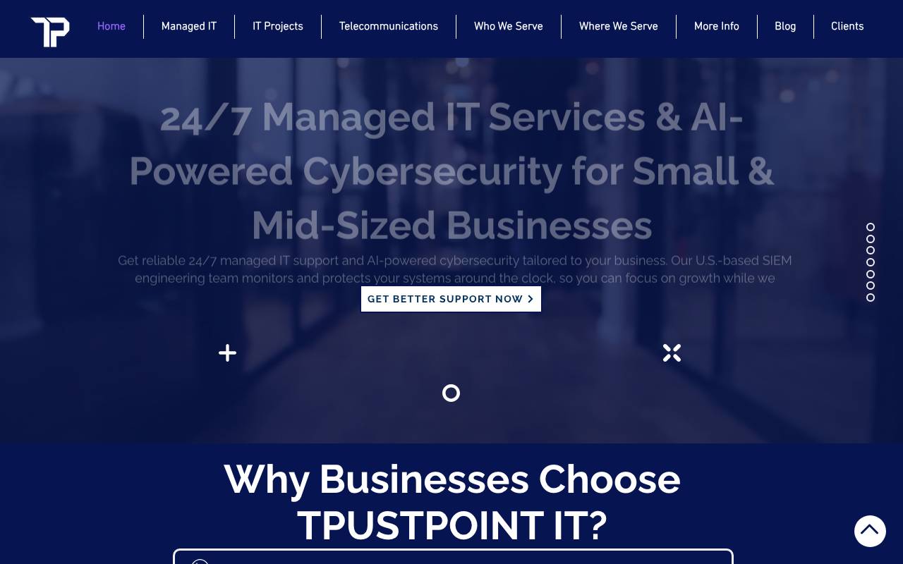 Trustpoint IT Solutions Inc. website — Home — captured