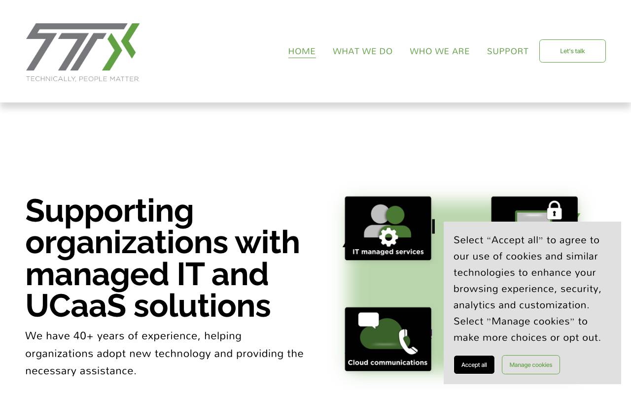 TTx website — Home — captured