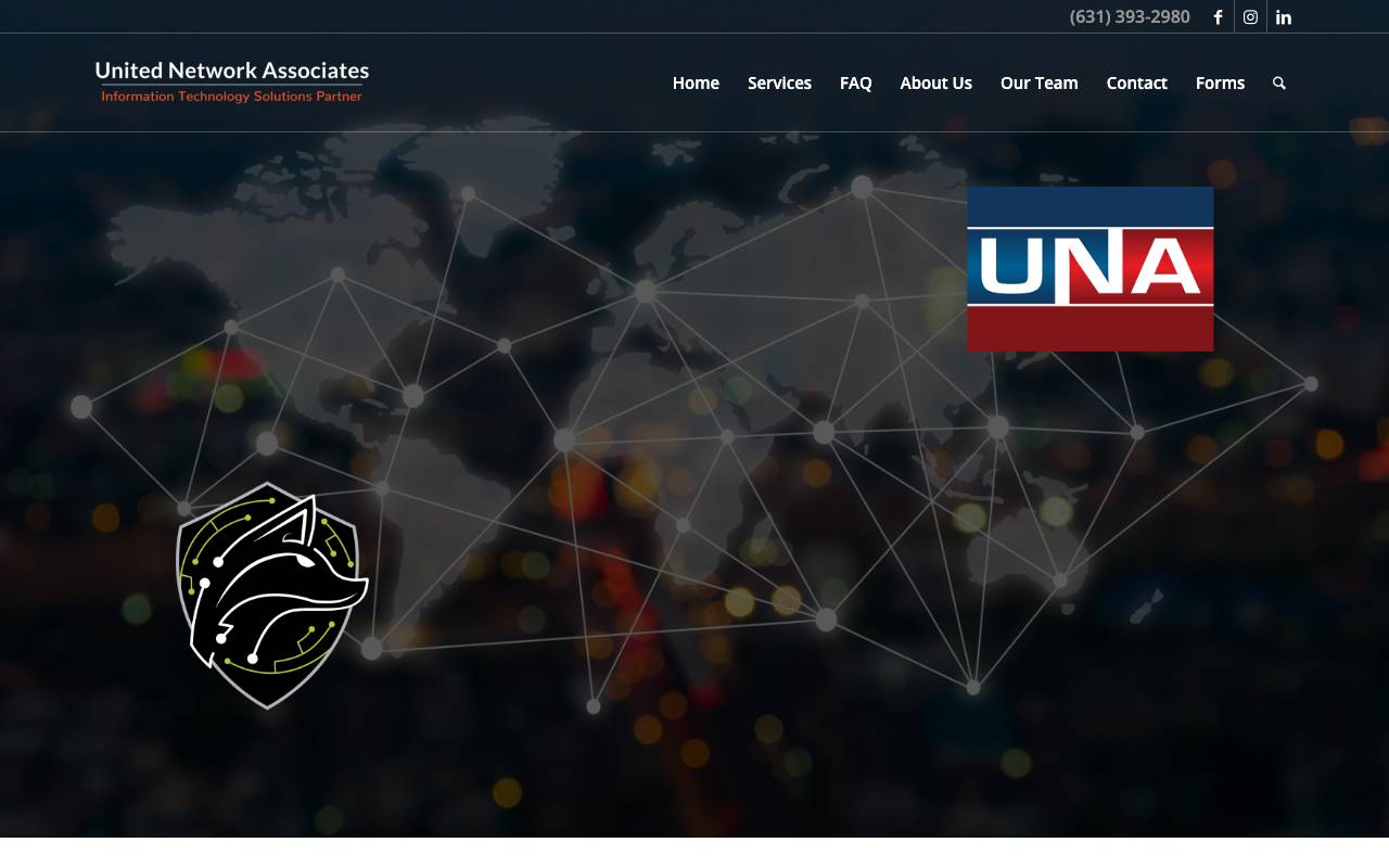 United Network Associates website — Home — captured